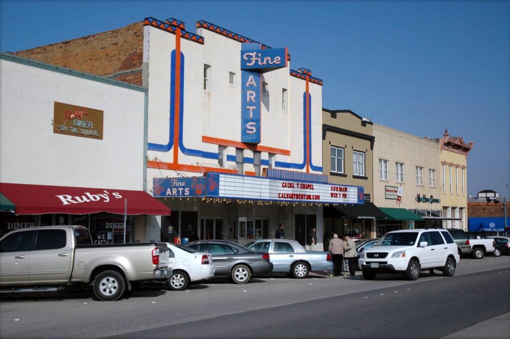 Historic town square in Denton, Texas - CoilLaw represents Denton County families in divorce and family law matters