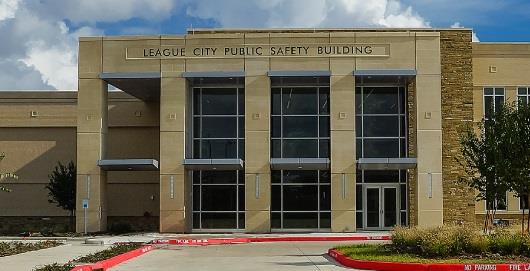 League City, Texas public safety building, where CoilLaw serves divorce and family law clients in Galveston and Harris counties