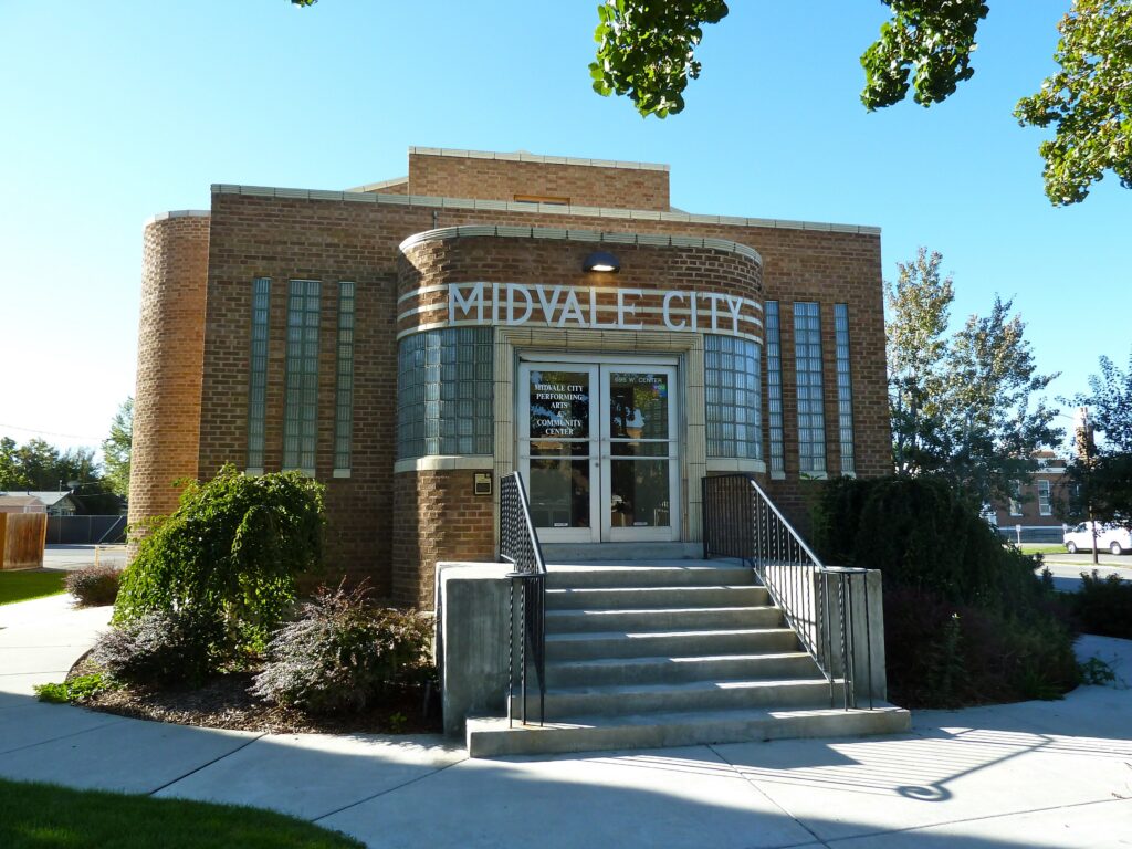 Midvale City Hall in Midvale, Utah - CoilLaw represents Salt Lake County families in divorce and family law matters
