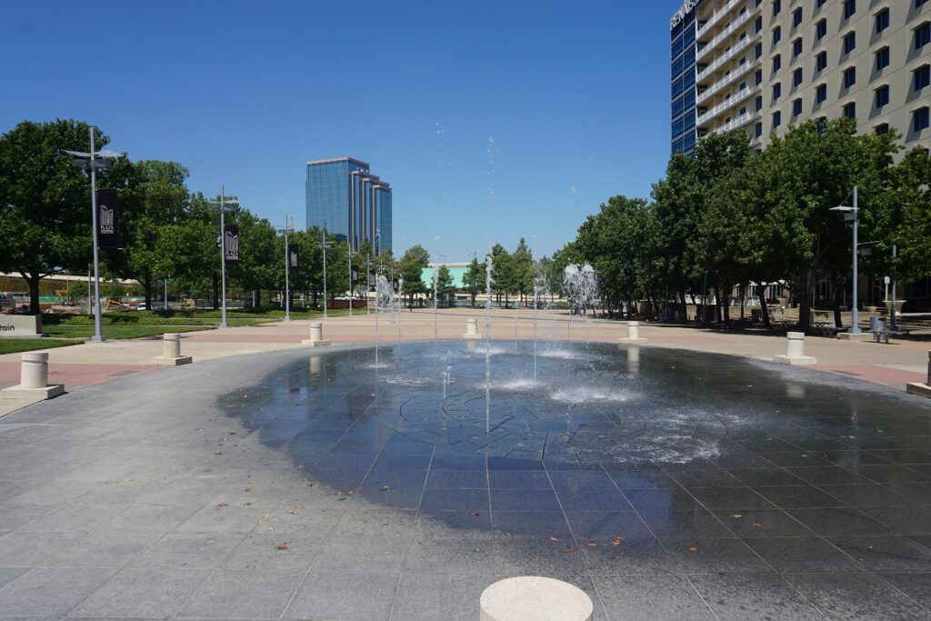 Civic plaza in Richardson, Texas - CoilLaw represents Richardson families in divorce and family law matters